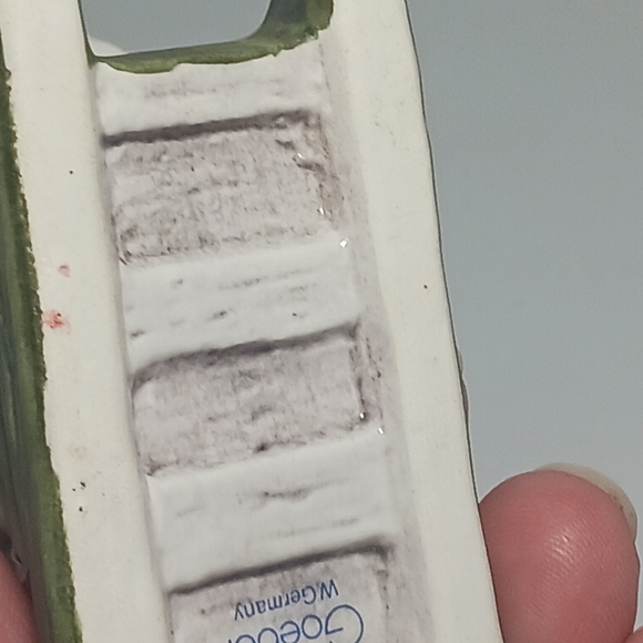 Vintage Goebel 1990 Annual Baby Santa On Sleigh Ornament #273 W. Germany - Picture 3 of 11